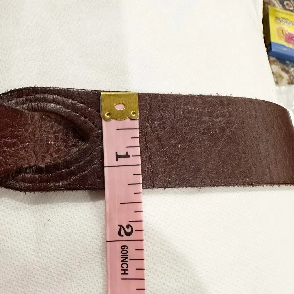 Talbots Women’s Braided Genuine Leather Brown Belt Size 3X